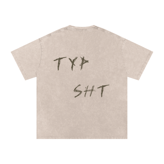 Acid Wash Oversize T-Shirt - 250 GSM